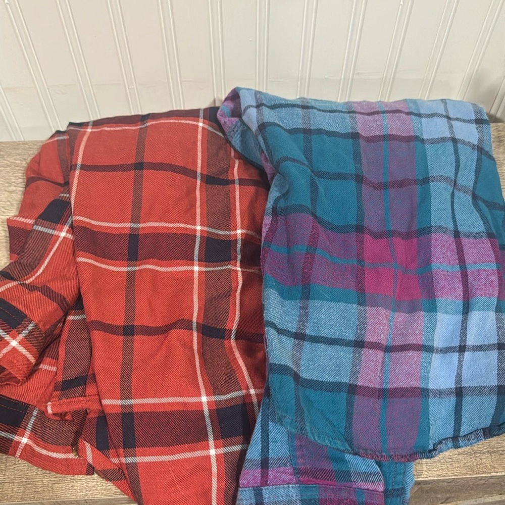 Flannel shirts